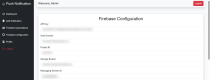 Web Push Notification System using Firebase in PHP Screenshot 2